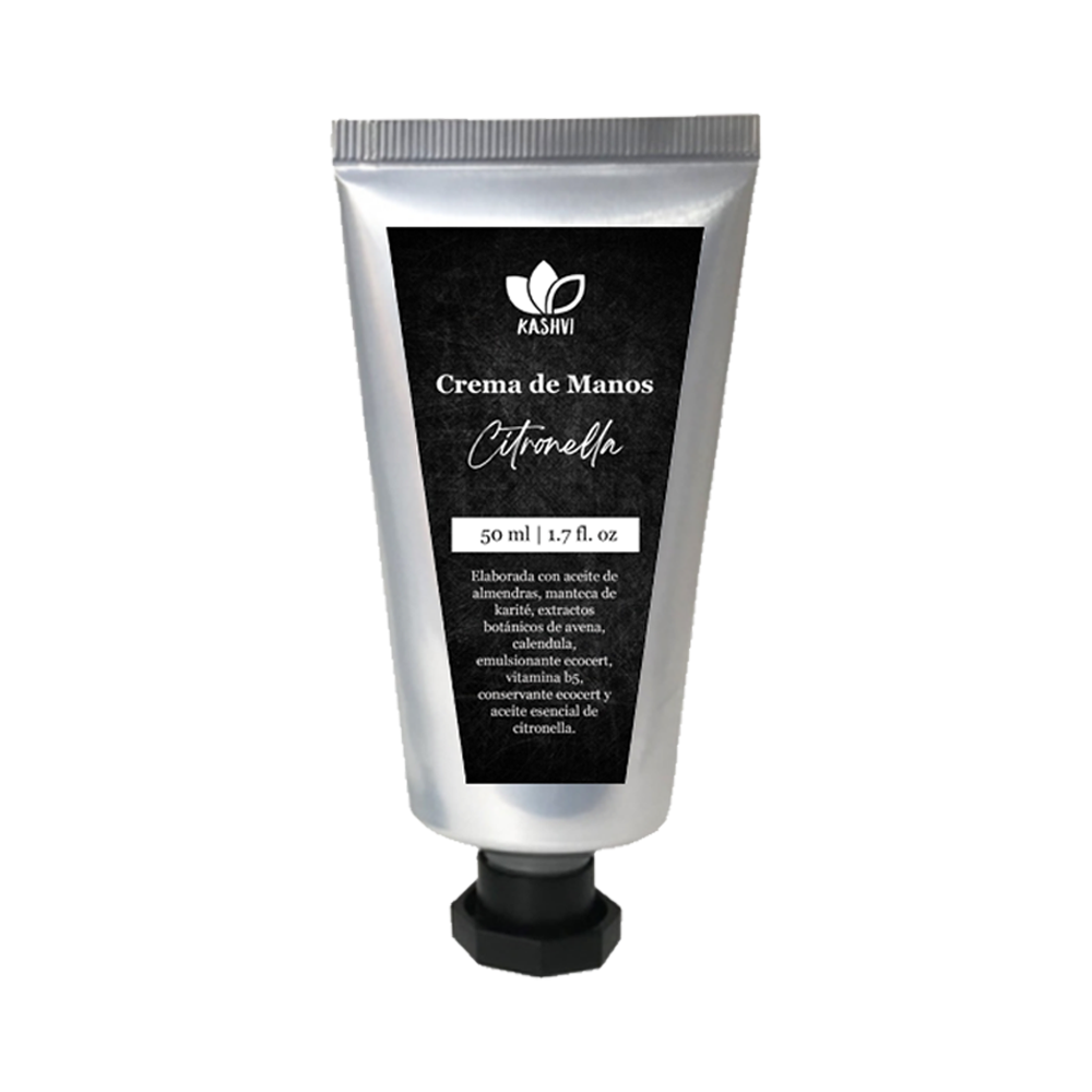 crema de manos natural manos secas hidratante manos citronella avena manteca de karité centella asiática crema vegana cuidado piel sensible aroma herbal