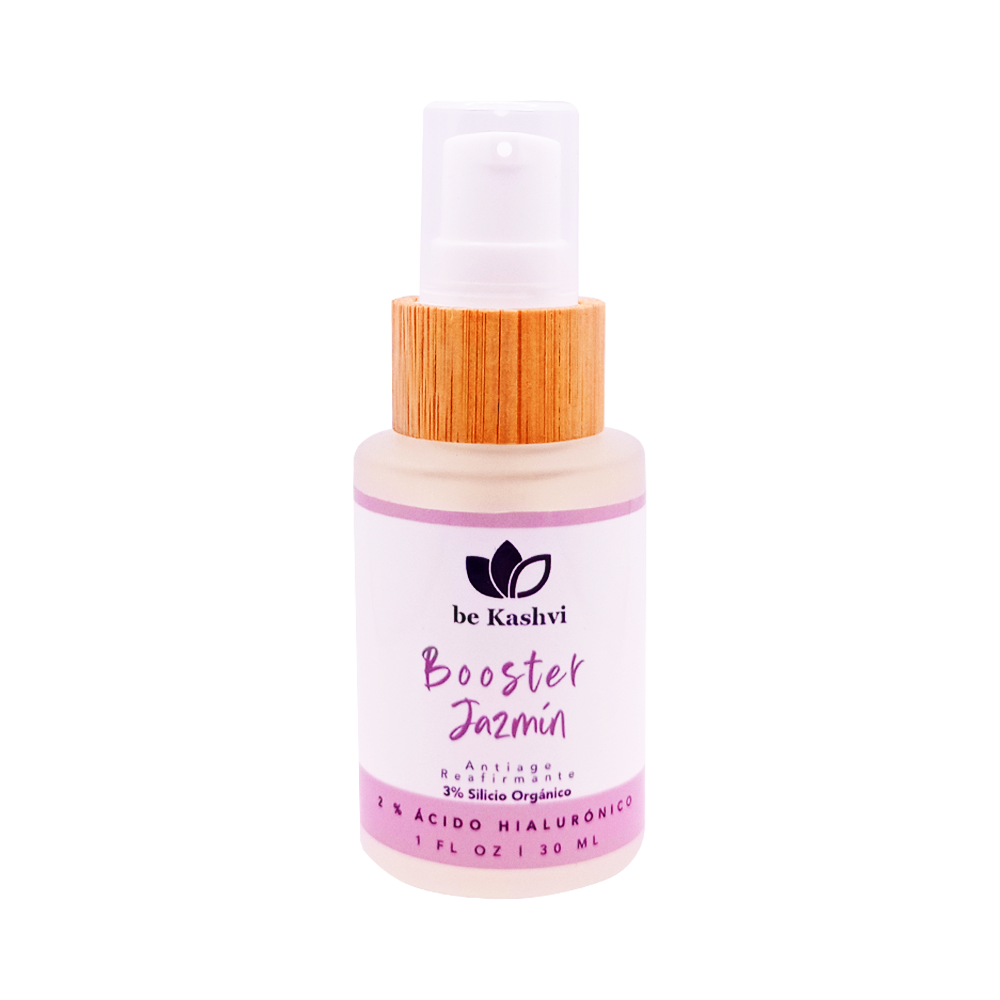 Booster Flor de Jazmin 30ml fondo blanco Booster Jazmín Antiage Reafirmante 30 ml be Kashvi - Imagen 1