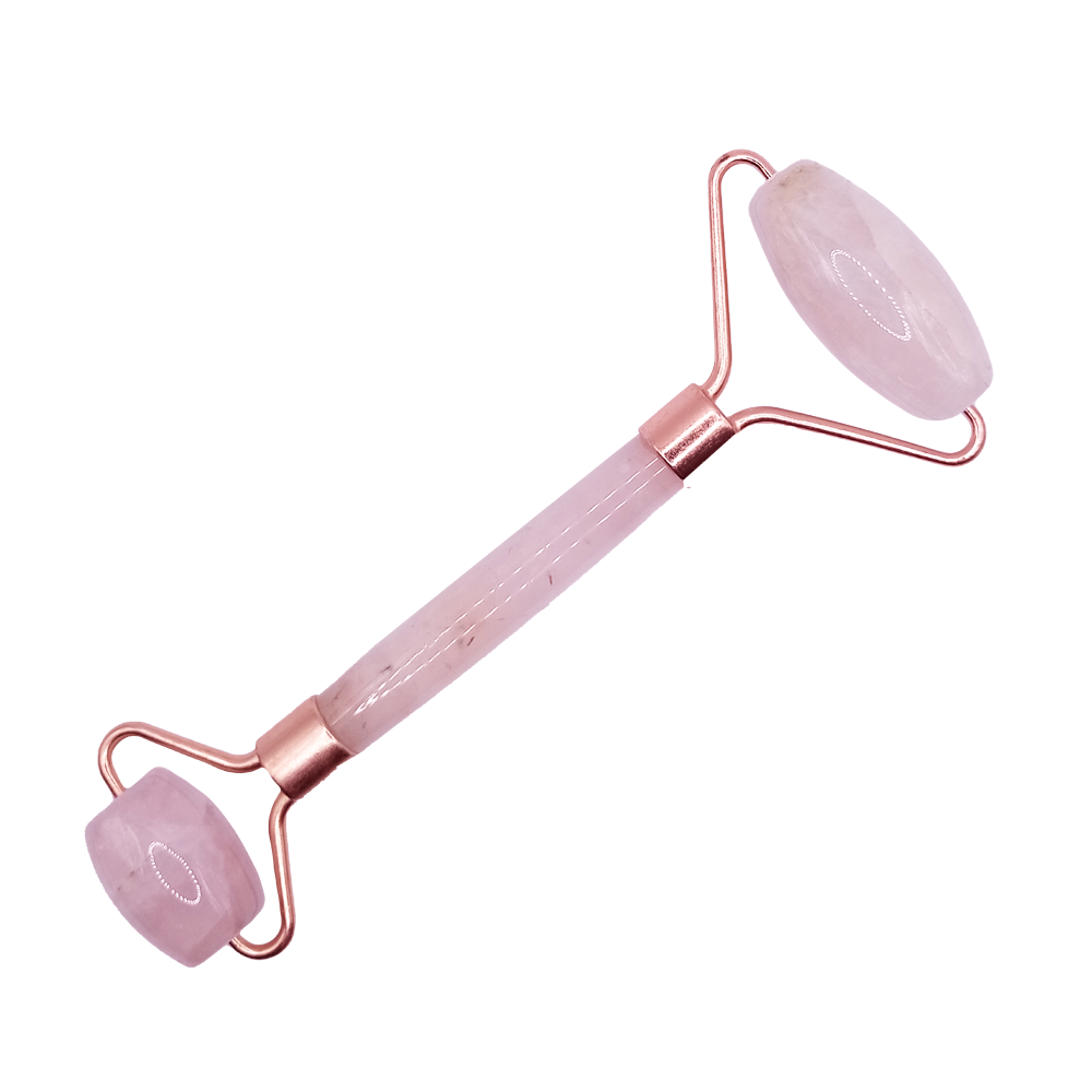 Roller Cuarzo Rosado fondo blanco Roller Facial Cuarzo Rosado - Imagen 1