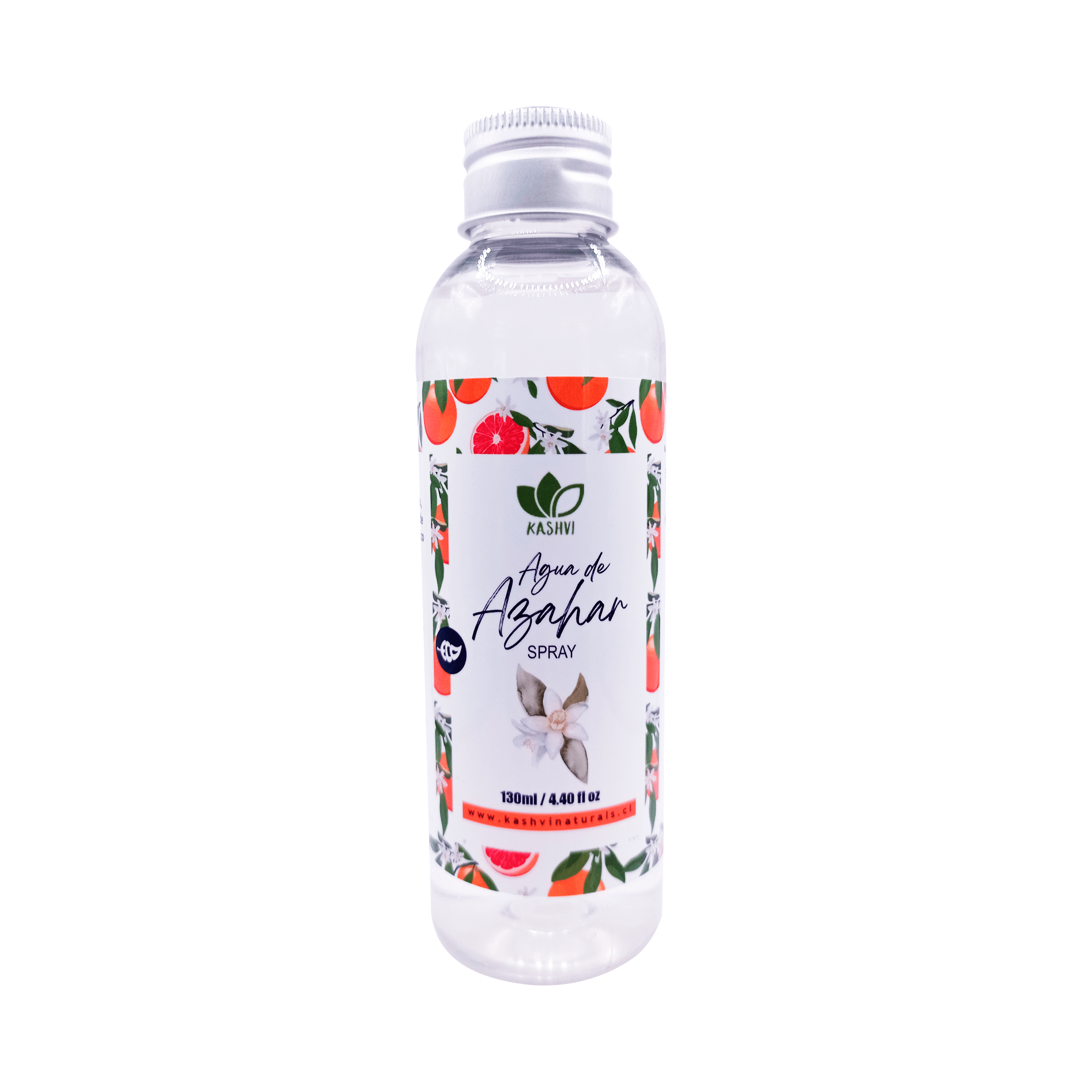 Recarga Agua de Azahar tapa rosca 130 ml fondo blanco Recarga Agua de Azahar 250 ml tapa rosca be Kashvi - Imagen 1