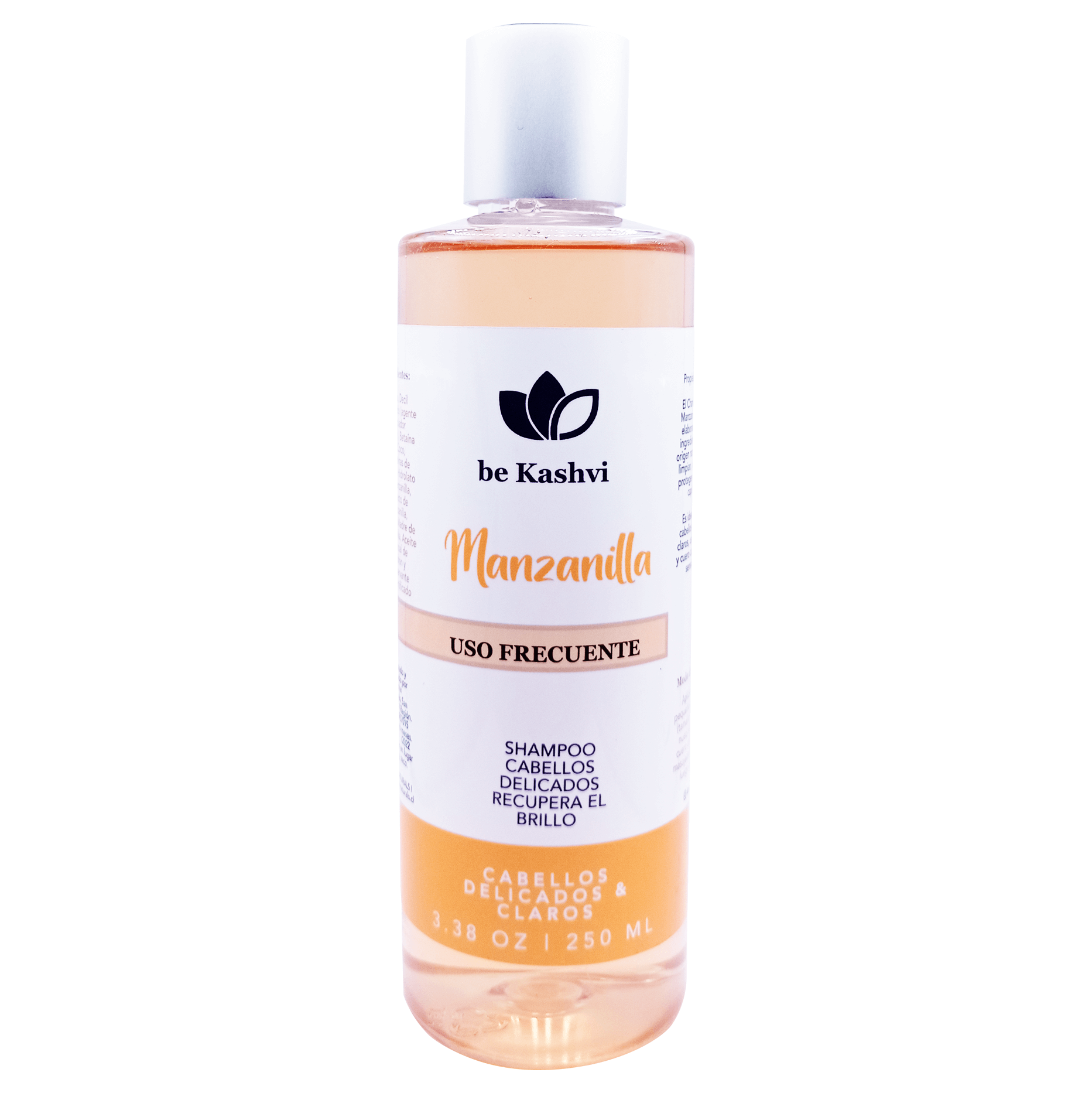 Shampoo Manzanilla 250 ml fondo blanco Shampoo Manzanilla 250 ml be Kashvi - Imagen 1