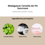 Protector Solar Madagascar Centella Air-Fit Suncream 50ml SKIN1004 - Imagen 4